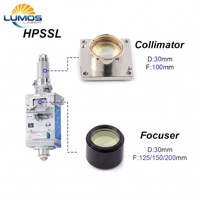 LUMOSLASER D30mm 4KW 6KW Kit Optik Kolimasi dan Fokusasi Laser Serat Kompatibel dengan Kepala LightCutter Precitec HPSSL