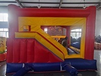 Château gonflable à bascule pour enfants, vente chaude, fabriqué en Chine, avec toboggan et combinaison de jeux