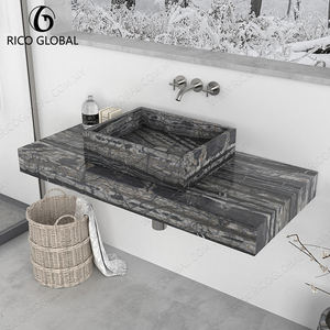 อ่างล้างหน้าติดผนังลายโรงแรมและวิลล่าปรับแต่งได้ - Product Image 5