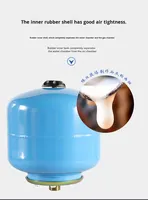 Réservoir compact peu encombrant avec buse couverte anti-poussière pour une installation facile dans les systèmes de chauffage et de refroidissement en circuit fermé