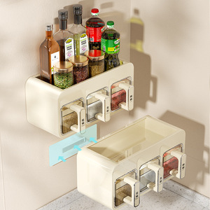 Spice Jar Wall Mounted L Size Airtight Hanging See Through Food Grade Moisture Proof For Kitchen Solid Seasonings Storage - Product Image 3