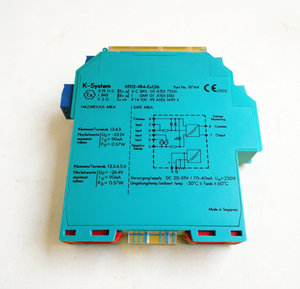 Répéteur de tension original et neuf Pepperl+Fuchs KFD2-VR4-Ex1.26, barrière isolée pour capteurs de vibration, alimentation électrique en stock - Product Image 1