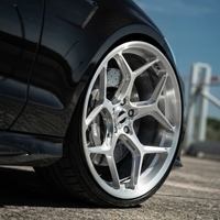 Cerchi in Lega Forgiati Personalizzati Premium Argento Spazzolato Concavi Profondi, Parti di Modifica Classiche per BMW M3 M4 M5 Audi RS Mercedes AMG