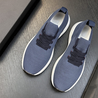 Chaussures de sport décontractées pour hommes, style italien, originales et luxueuses, en maille respirante, légères, à semelle souple, à lacets