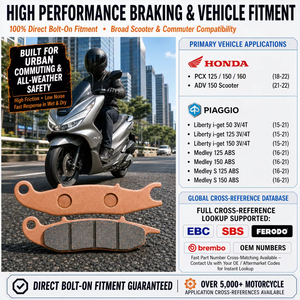 แผ่นดิสก์เบรกรถจักรยานยนต์ที่เผาสำหรับ Honda PCX <span class=keywords><strong>160</strong></span> 125 150 ABS 150 Vario Piaggio Liberty 50 125 Medley 150/125 - Product Image 3