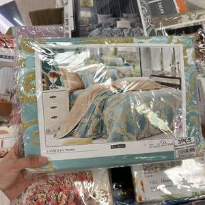 批发床单大号平板床单3件套纯棉床单3件套100% 恩科顿窗帘点燃2个地方 - Product Image 1