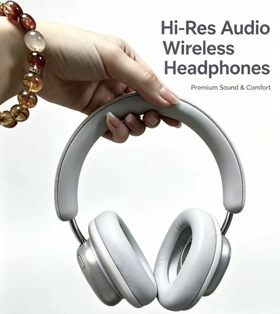 Hi-Res Audio Wireless Over-Ear Headphones, Premium Sound Comfortable Headset for Music & Daily Use