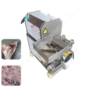 Máquina separadora automática de carne y huesos de pescado, máquina deshuesadora de pescado, separador de huesos de pescado 5000 kg/hora