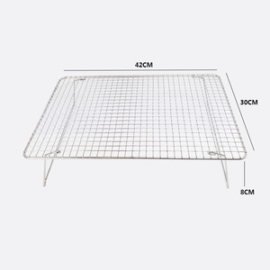 Stainless Steel Three <b>Tier</b> <b>Cake</b> Cooling Rack Rectangle Reusable Dishwasher Safe Baking Tool - Product Image 3