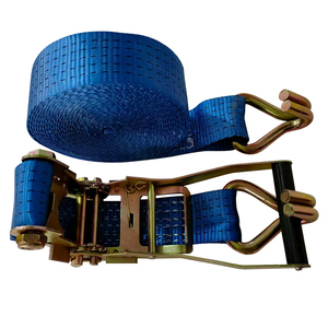 Sangle à cliquet robuste, capacité 5 tonnes, en polyester, pour la fixation de cargaisons de camions, prête à la revente - Product Image 1