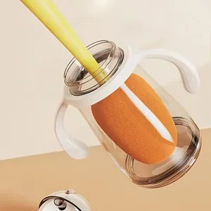 Three-in-One Plastic Cleaning <strong>Brush</strong> Tools Long-Handled Sponge Cup <strong>Brush</strong> and <strong>Bottle</strong> <strong>Brush</strong> for Efficient Milk Cup Glass Scrubbing - Product Image 4