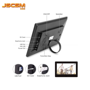   Cadre <span class=keywords><strong>photo</strong></span> numérique électronique mural LCD couleur blanc populaire de 10 pouces pour la décoration de la maison - Product Image 3