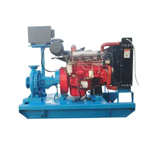 Pompe centrifuge horizontale d'aspiration d'extrémité de pompe à eau diesel d'irrigation à haut volume 40hp pour l'irrigation