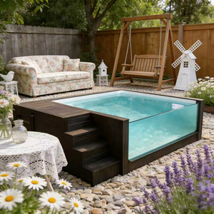 Piscine portable, piscine extérieure, cascade, piscine de jardin, vente de piscines, prix des piscines - Product Image 6