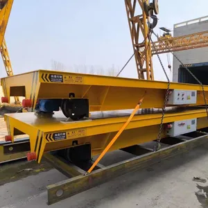 Henan supplier best price electric battery 20 ton rail transfer cart manufacturer