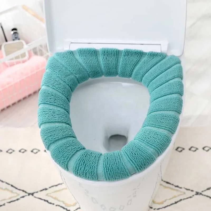 Новый продукт RTS, Лидер продаж, практичное теплое бархатное домашнее утолщенное сиденье для унитаза, Всесезонная универсальная подушка для сиденья унитаза