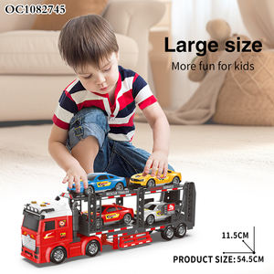 ألعاب نقل السيارات للأطفال احتكاك بلاستيكي كبير شاحنة ألعاب مركبة مع صوت خفيف - Product Image 3