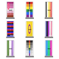 Toile de fond personnalisée sur le thème de l'arc-en-ciel gay, bannière en polyester pour les célébrations, les rassemblements et les occasions spéciales, fond de photographie