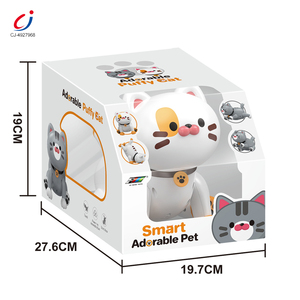 Chengji Kids <span class=keywords><strong>Programming</strong></span> Interactive Rc Robot Brinquedos Multifuncional Stunt Simulação Função Controle Remoto Robô Pet cat - Product Image 5
