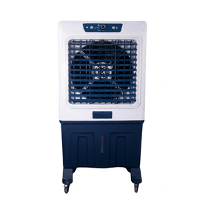Enfriador de Aire Eléctrico Portátil Magic Cool 135L con Ruedas, Cuerpo de Plástico Azul y Blanco, Control Mecánico, Uso Doméstico - Product Image 1