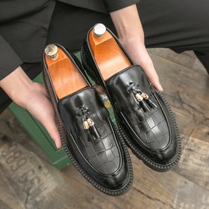 Nouvelles Chaussures en Cuir PU à Pompons Exquises pour Hommes Grandes Tailles 2026, Vente en Gros pour Usage Extérieur, Conception Respirante à <span class=keywords><strong>Semelle</strong></span> Épaisse et Confortable - Product Image 5