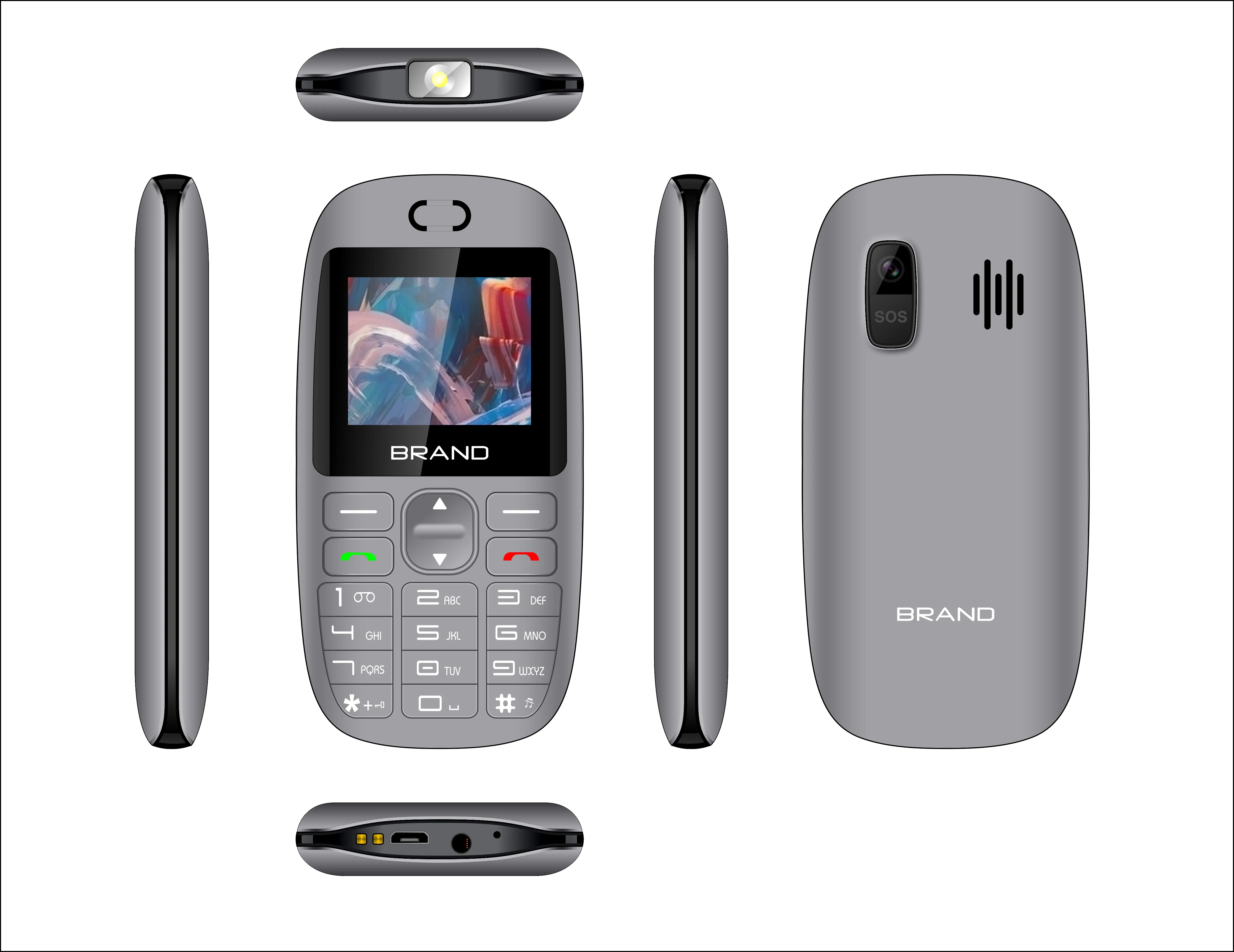wholesale Low Price Mini 1.77 inch 3g SC7701 Hand Phone Very Small Mobile Phone