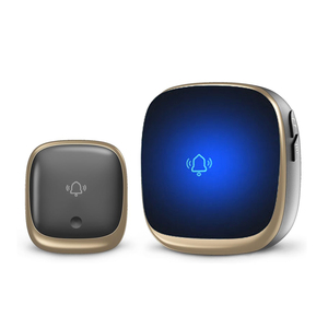 Người cao tuổi/người đàn ông điếc chuông cửa 7 màu nhấp nháy đèn Plug-in nhà âm nhạc không dây chuông cửa - Product Image 1