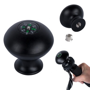 BEXIN Trépied Monopode Bâton de Marche Poignée Support adaptateur Tête ronde avec Boussole pour canne bâton trekking randonnée - Product Image 4