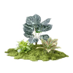 Combinaison de plantes artificielles Greenway pour aménagement paysager, base de 30cm-100cm, décoration florale style campagnard - Product Image 1