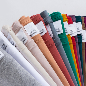 Bestselling blank crew neck T-shirts 100% cotton190GSM customizable - Product Image 1