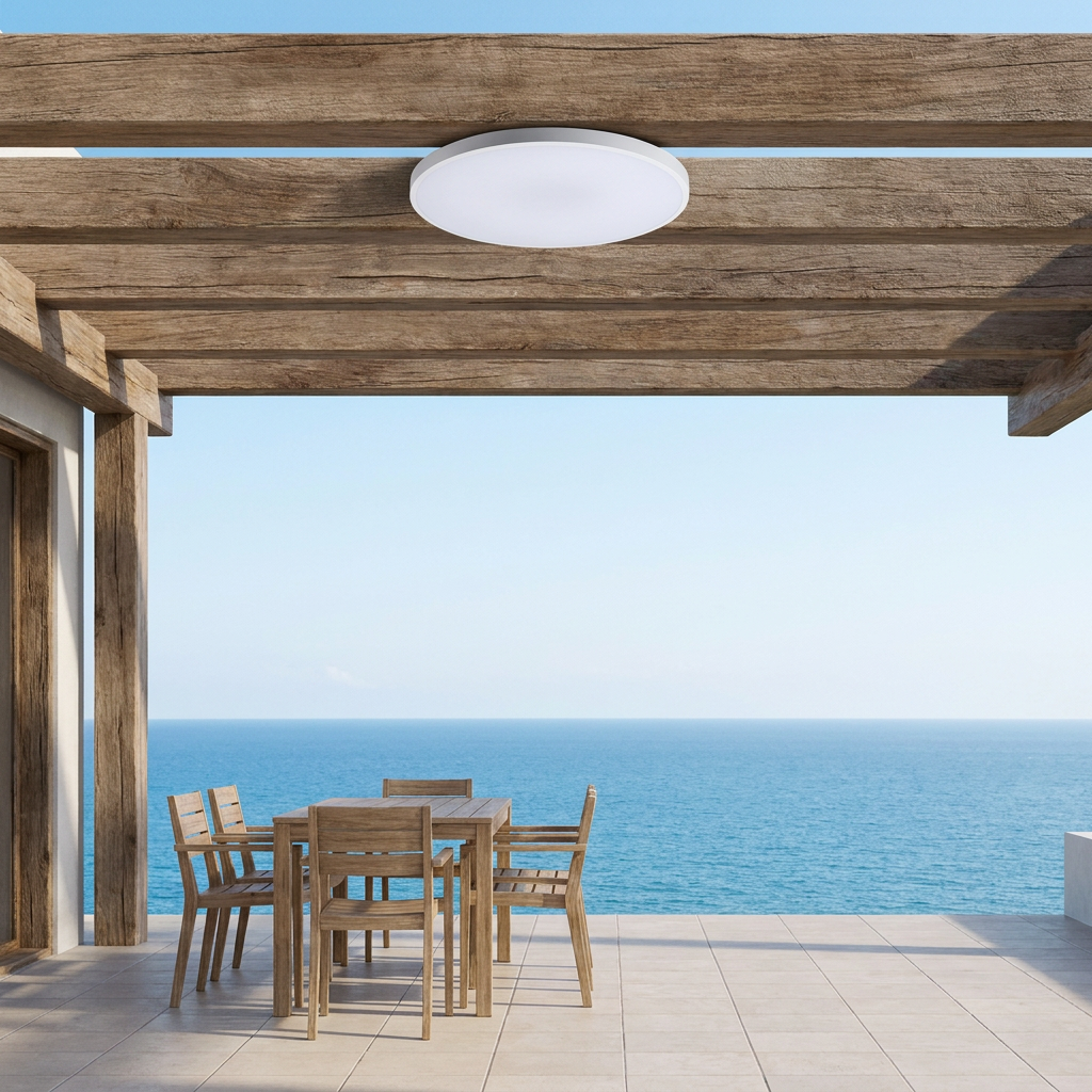 Iron Bottom Shell Led Ceiling Light 15W Diameter 260mm LED Ceiling Lamps