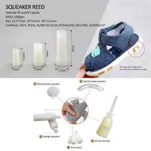 छोटे प्लास्टिक स्क्वेकर सैंडल ध्वनि सीटी मोल्ड प्लास्टिक bb व्हिसलिंग स्क्वेक खिलौने के लिए - Product Image 4