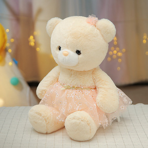 Oso de peluche de juguete de algodón suave personalizado, muñeco de oso de abrazo, regalo para niñas, modelo caliente relleno de PP, fábrica al por mayor - Product Image 3