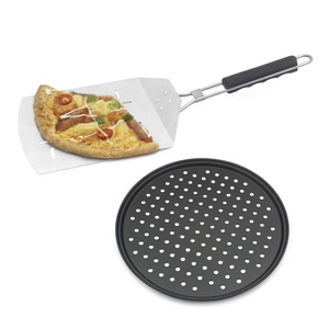 ที่ขายดีที่สุด<span class=keywords><strong>Homesmart</strong></span>พิซซ่าเครื่องมือสแตนเลสNon-Stick PANพับจับเครื่องตัดพิซซ่าพลั่วไม้พายสําหรับเตาอบพิซซ่า - Product Image 1