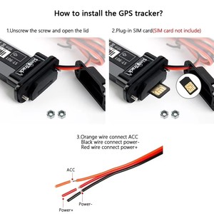 Tốt nhất GPS Tracker ST-901 Xe thiết bị theo dõi xe máy không thấm nước Xe GPS GSM SMS định vị với thời gian thực theo dõi - Product Image 6