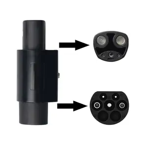 Adaptateur de type 2 vers <span class=keywords><strong>Tesla</strong></span> EV <span class=keywords><strong>32A</strong></span>, connecteur de charge de véhicule électrique, chargeur EV, <span class=keywords><strong>prise</strong></span> IEC 62196 pour <span class=keywords><strong>Tesla</strong></span> Model S/X/3/ - Product Image 1