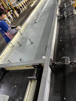 Panneaux isolants en PU de 200 mm en acier galvanisé avec verrous à came pour chambre froide/congélateur