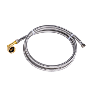 Premium 304 SS trenzado CUPC NSF KTW certificado duradero no tóxico <span class=keywords><strong>manguera</strong></span> de lavavajillas de grado alimenticio para uso en <span class=keywords><strong>cocina</strong></span> de alta gama - Product Image 1