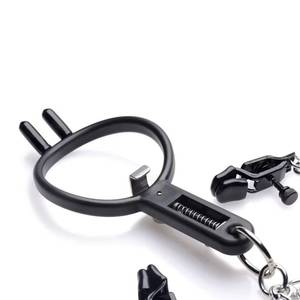 Écarteur avec pinces à tétons, serre-<span class=keywords><strong>bouche</strong></span> à anneau ouvert, harnais de contrainte pour sexe oral, jouets - Product Image 3