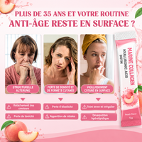 Collagène marin de type III en poudre OEM ODM avec acide hyaluronique et biotine pour la santé de la peau, des cheveux, des ongles et des articulations