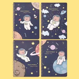A3 Cute Girl Design Soft Cover Espiral Bound Diary 60 hojas Regalo económico Universidad y útiles escolares para estudiantes - Product Image 1