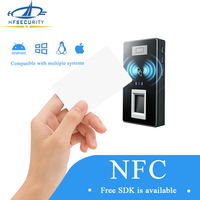 HFSecurity HF7000Pro FAP10 Escáner de Huellas Dactilares Capacitivo Biométrico Inalámbrico Portátil USB BLE para Control de Acceso y Asistencia Móvil