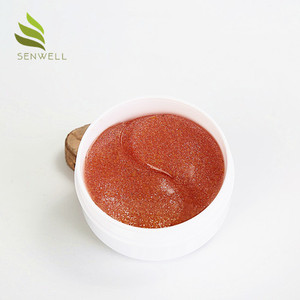 Masker Mata Emas Kolagen Hidrogel, Masker Mata Emas, Kolagen, Hiasan Mata Kristal Glitter Mata Merah Muda Emas - Product Image 2