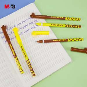 Pulpen Gel Plastik Biru <span class=keywords><strong>M</strong></span>&G Stationery Kawaii Lucu Motif Hewan Custom Tersedia, Dapat Dihapus dengan Panas dan Gesekan, Dilengkapi Isi Ulang - Product Image 1