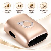 Masseur de main électrique OEM ODM, mini appareil de massage des mains sans fil rechargeable avec chaleur et compression d'air pour soulager les paumes