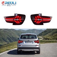 Luces Traseras LED CREULI, Estilo Nuevo, Secuenciales, Ahumadas, Barra de Luces de Freno Traseras Dinámicas, Piezas de Auto para BMW X3 F25 10-17