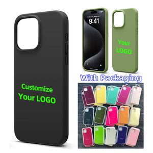 Роскошный Пользовательский логотип печать пустой жидкий силиконовый чехол для телефона для iPhone для <span class=keywords><strong>Samsung</strong></span> силиконовый чехол для телефона - Product Image 5