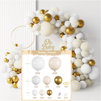 Kit de guirlande de ballons en latex de tailles et couleurs variées, ensemble d'arche de ballons DIY, décoration pour anniversaire, baby shower, festival, fête