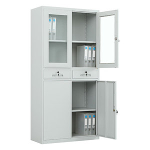 Archivador de alta resistencia comercial moderno, armario de almacenamiento, Metal, acero, hierro, oficina, escuela, gimnasio, muebles de sala de estar - Product Image 3