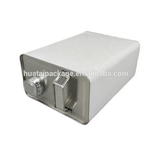 Boîte métallique oblongue de style F de 1 gallon d'usine avec 1 ouverture <span class=keywords><strong>alpha</strong></span> de 1/4 pouces - Product Image 4